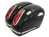 Universal MU Hard Saddlebags - Gloss Black