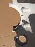 Improved Mutazu White LOWER STEERING COLUMN SHROUD COVER for Fiat 500 2012-2019