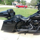 6" Black Cherry Stretched Extended Side Covers Harley 09-21 FLH Touring Baggers