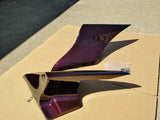 6" Black Cherry Stretched Extended Side Covers Harley 09-21 FLH Touring Baggers