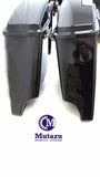Black Out 5" Extended Hard Saddlebags for Harley Touring