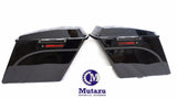 Black Out 5" Extended Hard Saddlebags for Harley Touring