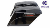 Black Out 5" Extended Hard Saddlebags for Harley Touring