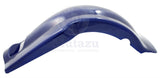 Mutazu Cobalt Blue Extended Stretched Fender Overlay fits Harley Touring Bagger