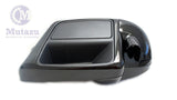 Vivid Black Lower 6.5" Speaker Pod Vented Fairing Kit for 2014 up Harley Touring