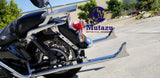 Mutazu 42" Fishtail Fish tail Exhaust Slip On Mufflers 1995-16 Harley Touring