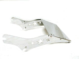Chrome Detachable Two Up Rack Mount For H-D Touring 97-2008