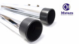 MUTAZU 4" Roaring Series MF-13 Slip-On Mufflers Exhaust 1995-2016 Harley Touring