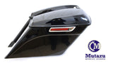 Mutazu 7" Angled Extended Stretched Saddlebags Bags For Harley Touring 2014-2018