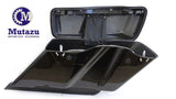 Mutazu 7" Angled Extended Stretched Saddlebags Bags For Harley Touring 2014-2018