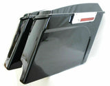 2 in 1 extended saddlebags w/ CVO Extended Rear Fender for 09-13 Harley Tourings
