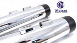 MUTAZU 4" Roaring Series MF-13N Slip-On Mufflers Exhaust Harley Touring 2017 -UP