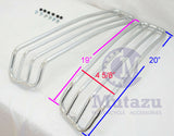Mutazu Saddlebag Lid Top Luggage Rails Racks for Harley Hard Bags 94-2013