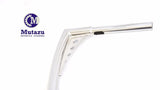 Mutazu Custom Chrome Ape Hanger Bars CHUBBY 1.25" Handlebars for Harley HD