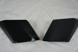 Mutazu Custom Fire Vivid Black Stretch Extended Side Covers For 89-13 Harley Touring Models