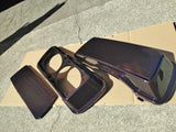 Black Cherry Dual 6 x 9 Speaker Lids for Harley Touring Saddlebags 1994-2013