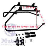 Black Softail Conversion Mounts for Harley Touring Saddlebags