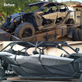 Can Am Maverick X3 MAX Lower Door Panel Insert Kit Black (Front & Rear)...