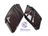 Mutazu Black Cherry Complete Hard Saddlebags for 2014 & Up Harley Touring Models