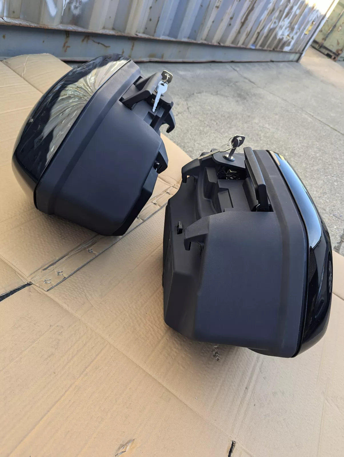 For Yamaha FJR1300 FJR 1300 Saddlebags Left+Right Side Cases Trunk