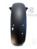 Mutazu Matte Black CVO 4" Extended Rear Fender w LED for 93-08 Harley Touring