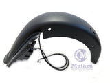 Mutazu Matte Black CVO 4" Extended Rear Fender w LED for 93-08 Harley Touring