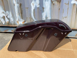 Mutazu Black Cherry Complete Hard Saddlebags for 2014 & Up Harley Touring Models