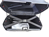 Mutazu Universal V36 Motorcycle Hard Saddlebags Saddle Bags for Cruisers Touring