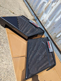No Cut Out Black Pearl Extended Stretched Saddlebags for 94-2013 Harley Tourings