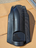Black Pearl No Cut Saddlebags w/ Stretched Fender Overlay 4 Harley Touring 98-13