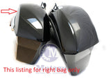 Mutazu Black Hard RIGHT Saddlebag for 2010-2017 Victory Cross Country Cross Roads