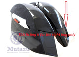 Mutazu Black Hard RIGHT Saddlebag for 2010-2017 Victory Cross Country Cross Roads