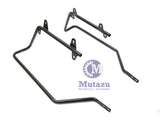 Mutazu Conversion Brackets adapt Harley Saddlebags for Yamaha XV 1700 Road Star