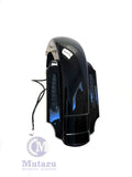 Mutazu Dual Cut Out CVO 4" Extended Rear Fender with LED & Wire Harness for 93-08 Harley Touring