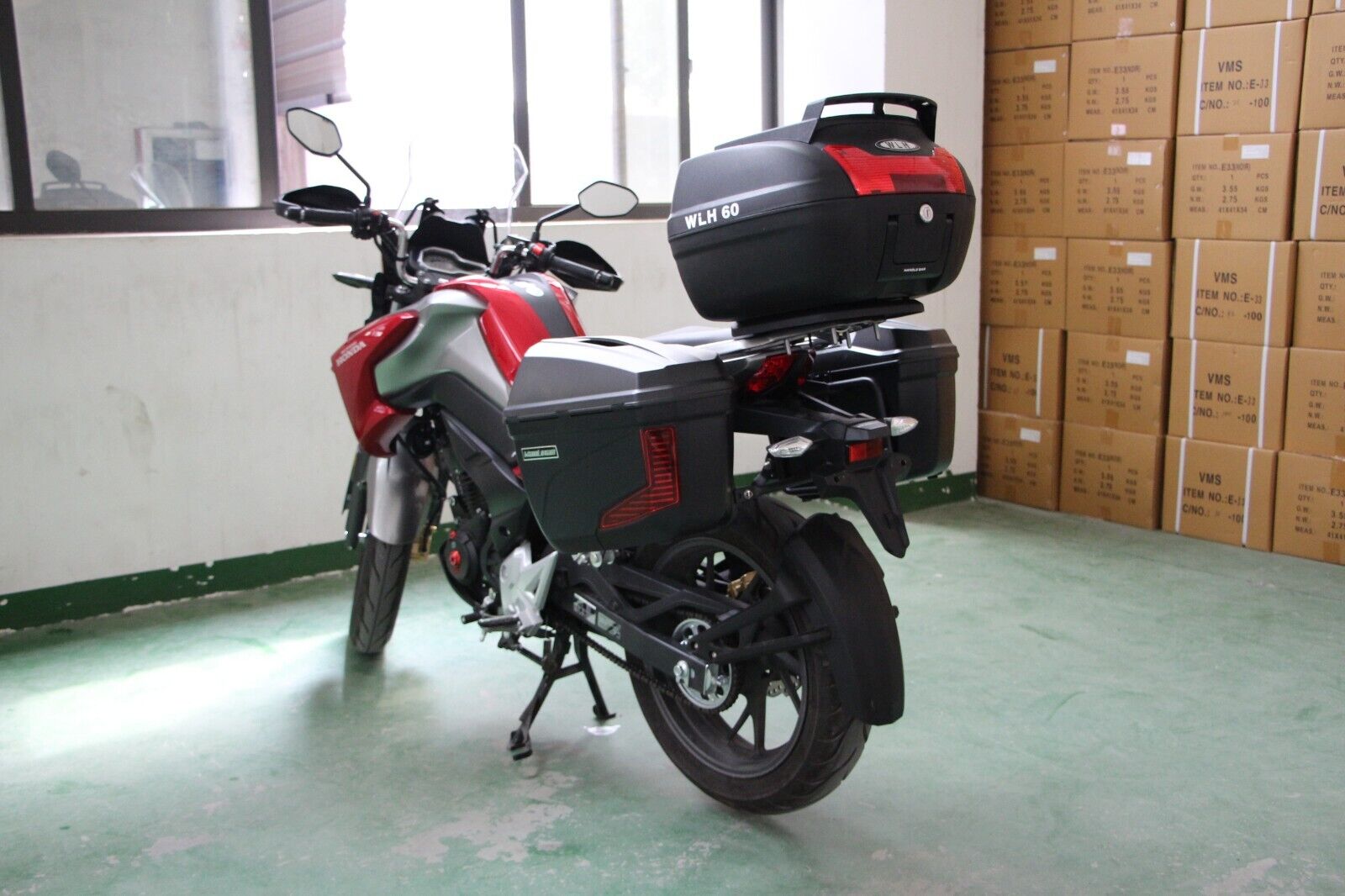 JUPITERミドルクラス赤ベルJTR-606MR ＋Bach7C ＋豪華ケース Mutazu Universal V36 Motorcycle Hard Saddlebags Saddle Bags for