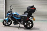 Mutazu Universal V36 Motorcycle Hard Saddlebags Saddle Bags for Cruisers Touring
