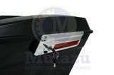 Vivid Black Complete Stock Saddlebags + Conversion Brackets for Yamaha XV 1700
