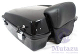 Mutazu Razor Tour Pak with Chopped Backrest for Harley Touring FLH FLT FLTR