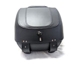 Mutazu Motorcycle Leather Wrap Cover Hard Tail box Bag Trunk
