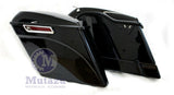 Dual Cut Out Rear CVO Style Fender System w/ Extended Saddlebags For Harley Touring Models 2014-up