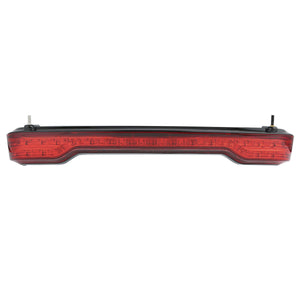 Red Wrap Around LED Tail Light Bar for Harley Touring Tour Pak 2014-2018