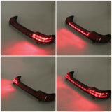Red Wrap Around LED Tail Light Bar for Harley Touring Tour Pak 2014-2018