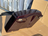 Black Cherry Complete Hard Touring Saddlebags for Harley Touring Models FLH FLT