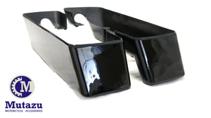 No Non Cut Out Non Tapered 4" Saddlebag Extension for 2014-2018 Harley Hard Bags