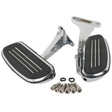 Chrome Streamline Passenger Floor Board & Bracket Set For Harley Touring 93-18