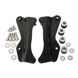 Black 4 Point Docking Hardware Kit For Harley Touring Road King Electra Street Glide 2014-2018