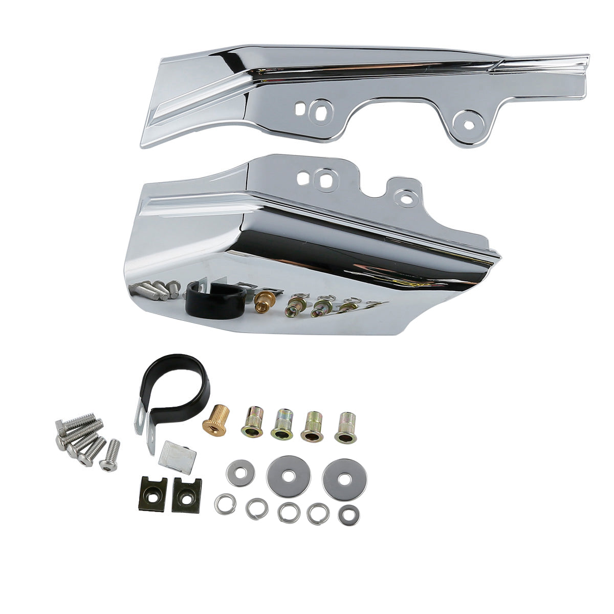 マーチング エアーブレード Mid-Frame Air Deflector For Harley Touring Electra Street