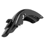 Black Rear CVO Style Fender System W/ light For Harley Touring Electra Glide 2009-2013