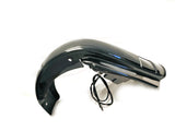 Mutazu 2 in 1 CVO 4" Extended LED Rear Fender w/ Saddlebags Combo Set for 1993-2008 Harley Touring