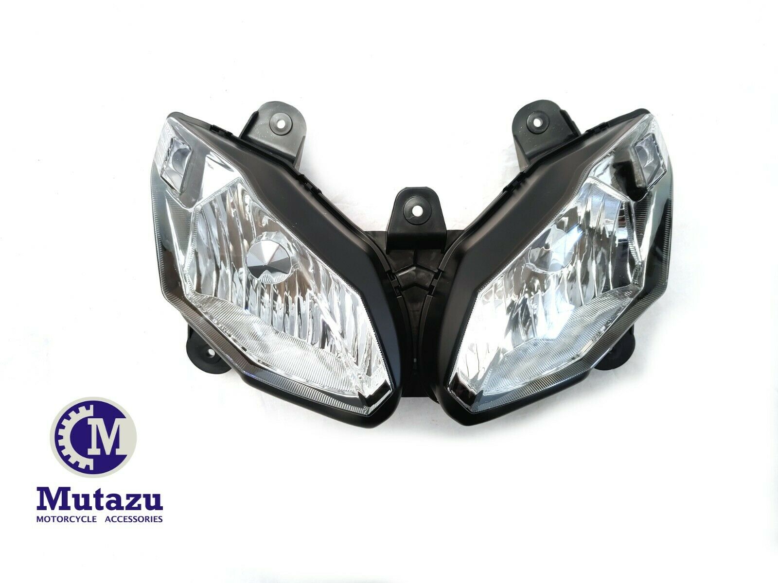 Mutazu Headlight Head lamp Assembly for 2012-2016 Kawasaki
